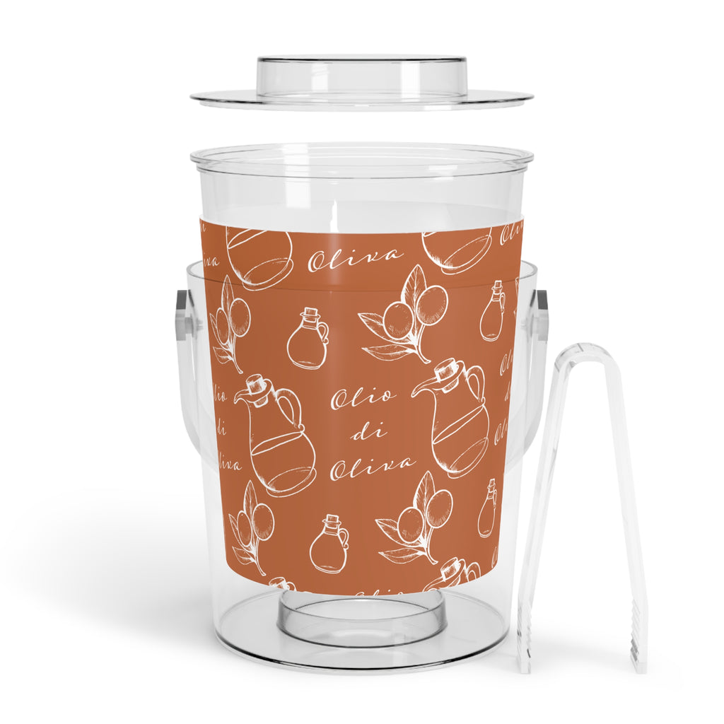 Olio di Olive Pattern Ice Bucket - Italian Vibes Barware
