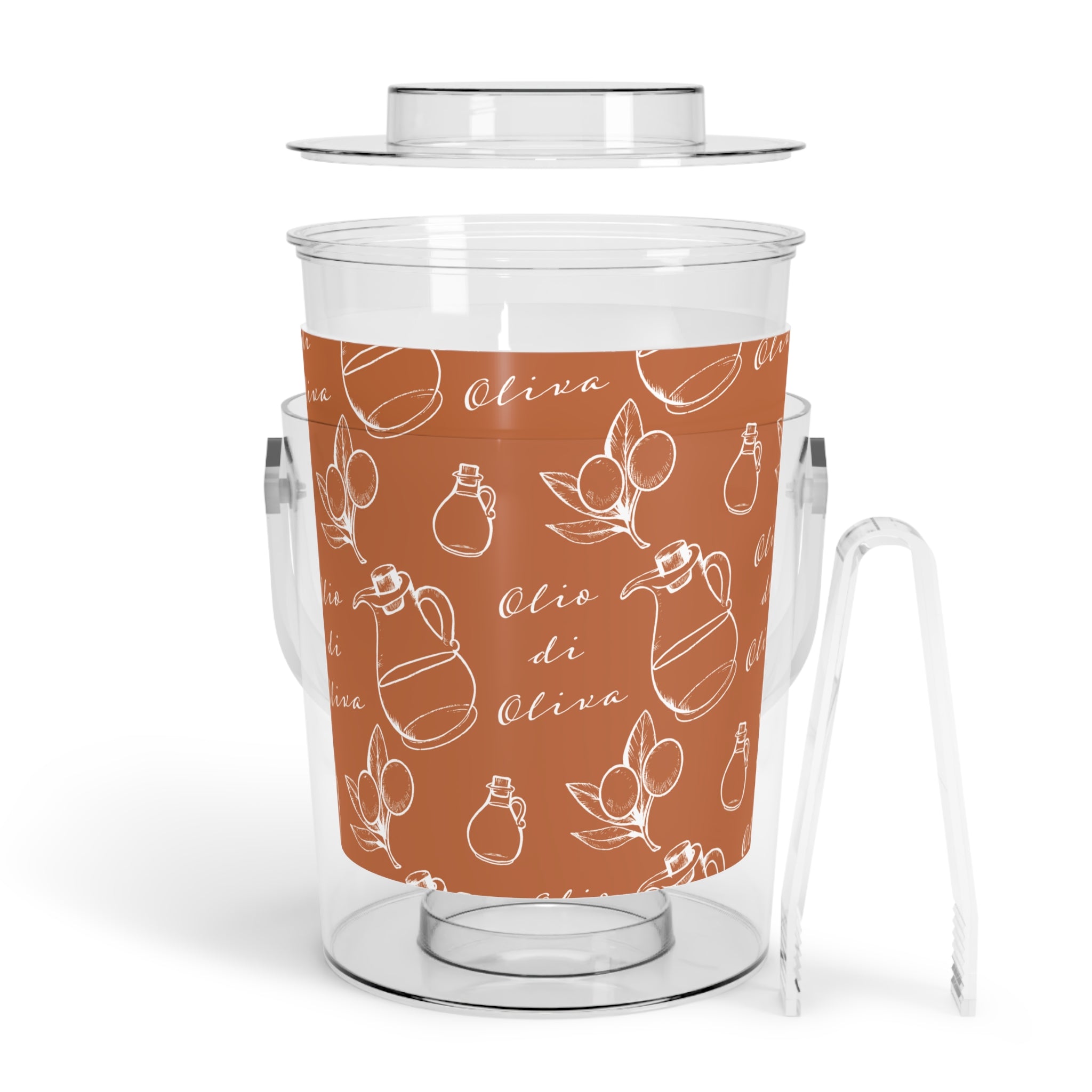 Olio di Olive Pattern Ice Bucket - Italian Vibes Barware