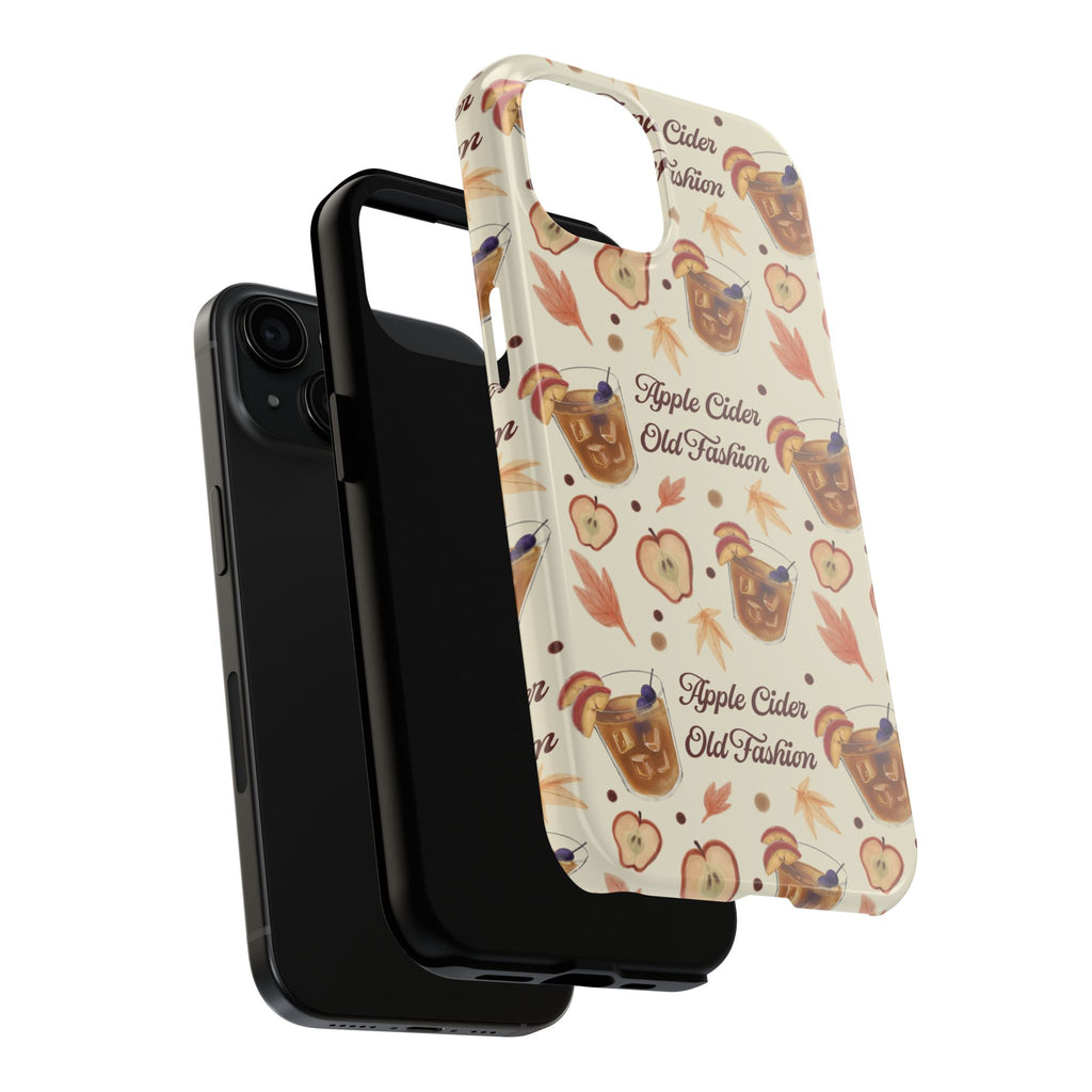 Apple Cider Old Fashioned Tough Phone Case – Beige Apple Cider Collection Inspired Design