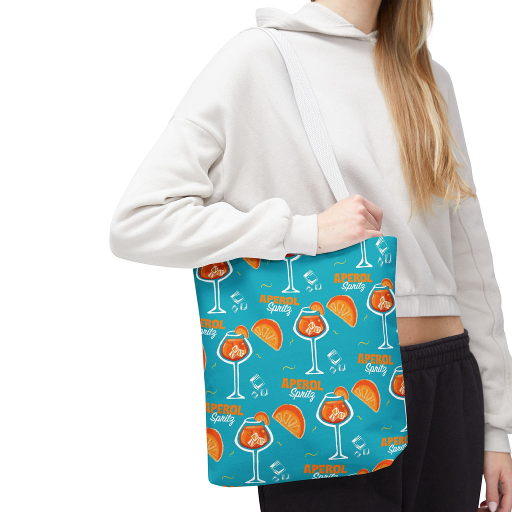 Aperol Spritz Tote Bag — Turquoise Spritz Collection Inspired Design