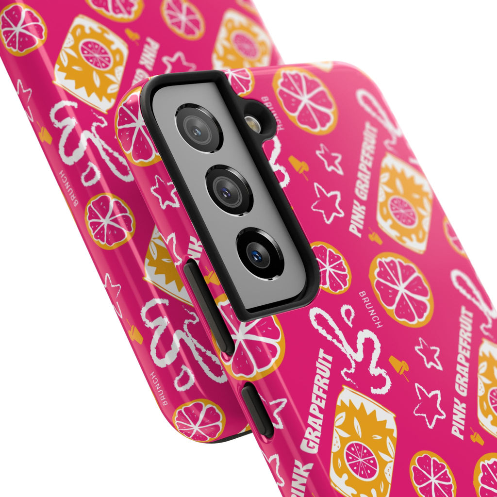 Pink Grapefruit Fruit CollectionTough Phone Case — Pink Aperol Inspired Design