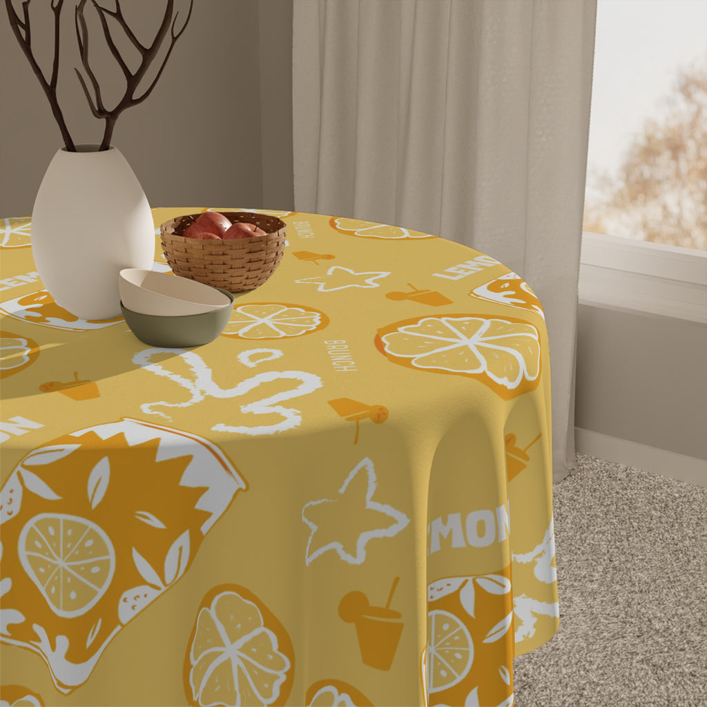 Lemon Brunch Collection Tablecloth — Lemon Brunch Inspired Design