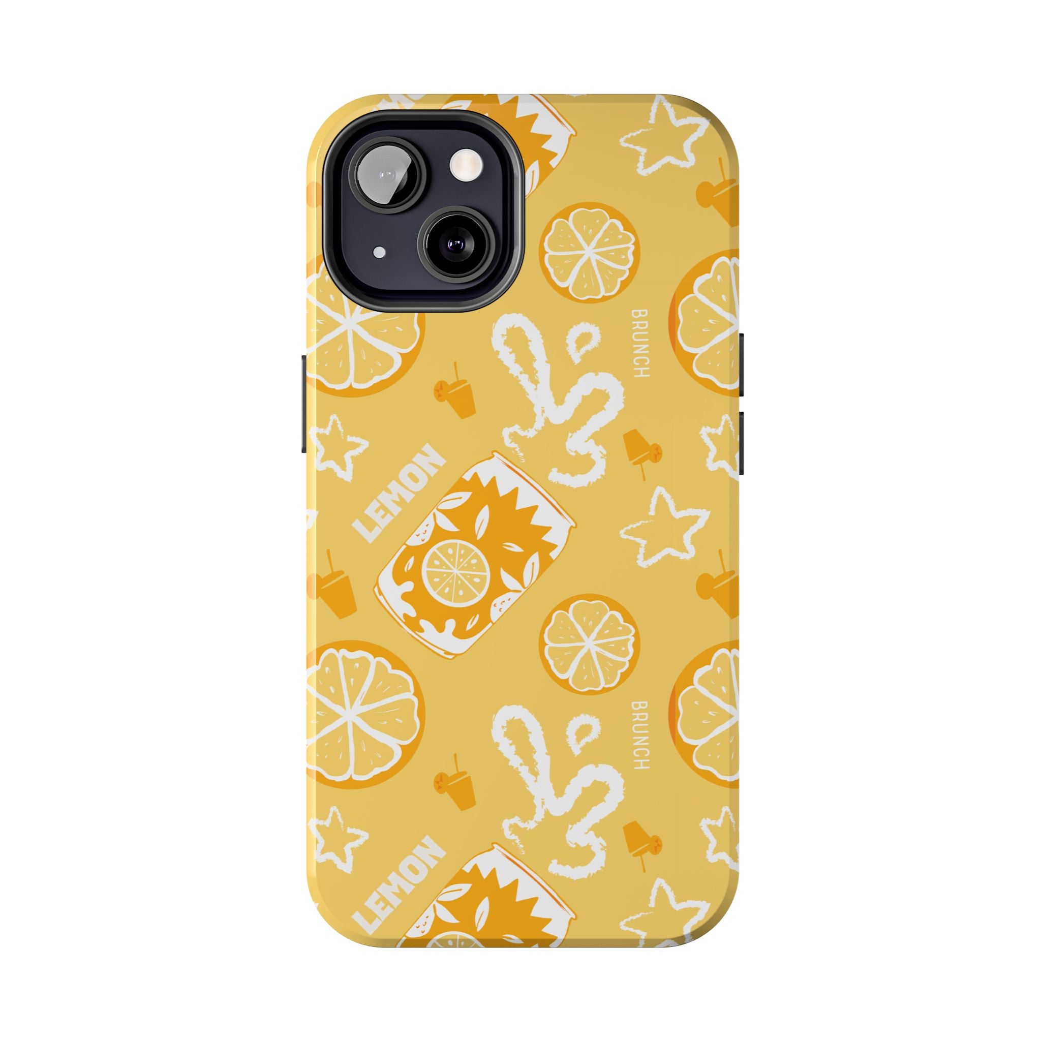 Lemon Brunch Tough Phone Case — Citrus Summer Pattern