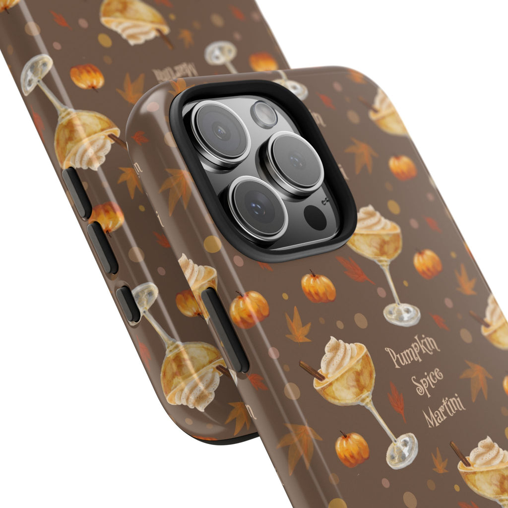 Pumpkin Spice Martini Tough Phone Case — Brown Pumpkin Collection Inspired Design