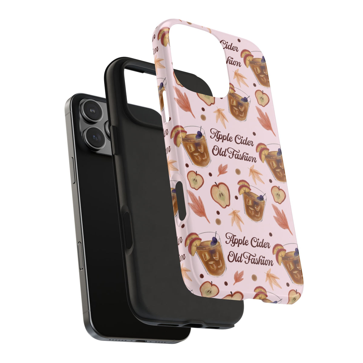 Apple Cider Old Fashioned Tough Phone Case – Light Pink Apple Cider Collection Inspired Design
