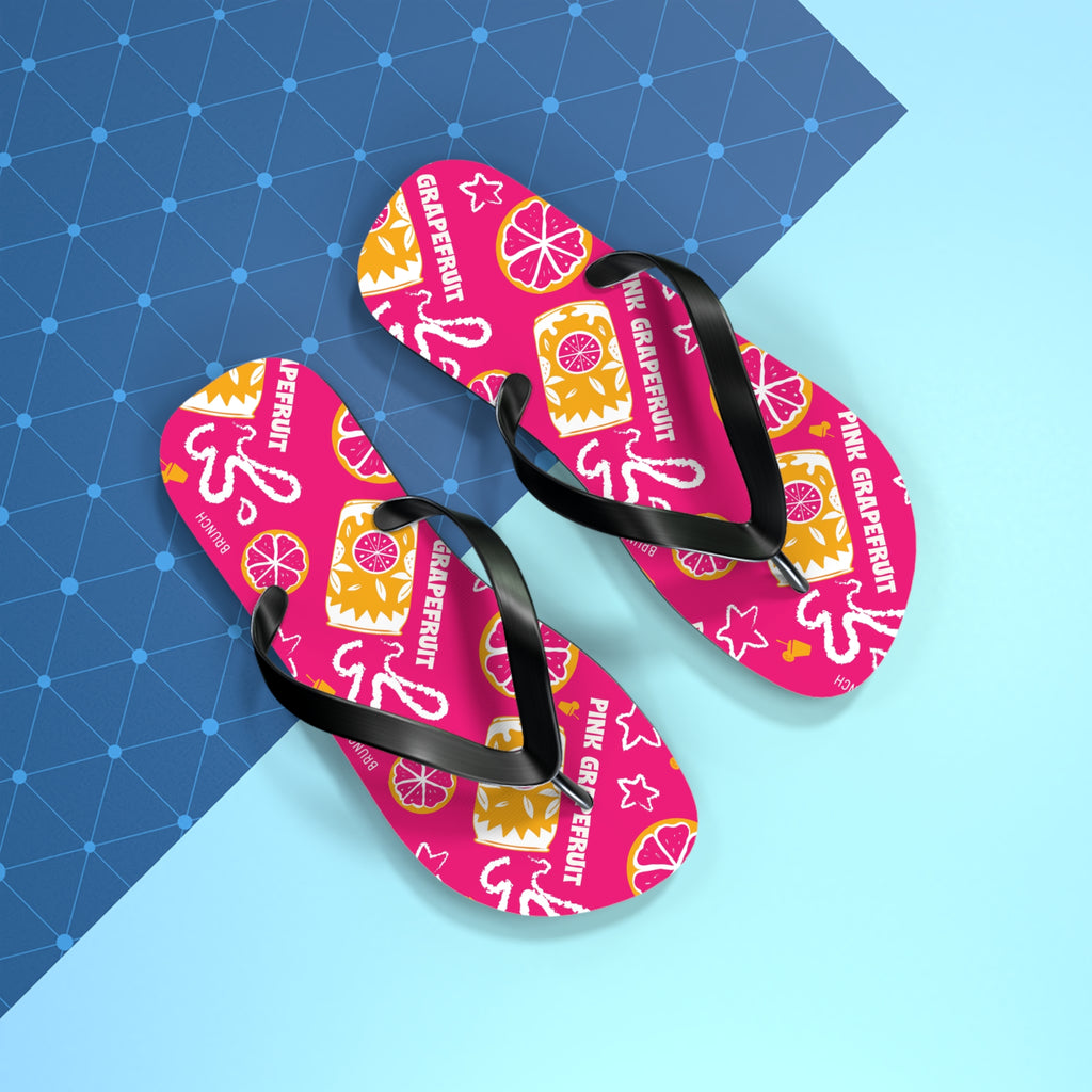 Pink Grapefruit Fruit Flip Flops – Pink Grapefruit Collection Inspired Design