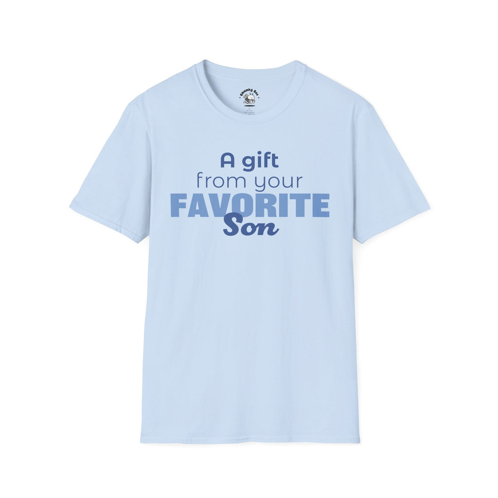Favorite Son Gift for Mom T-Shirt – Funny Mother’s Day Shirt from Son | Mom Graphic Tee