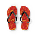 Aperol Brunch Flip Flops – Red Brunch Inspired Design