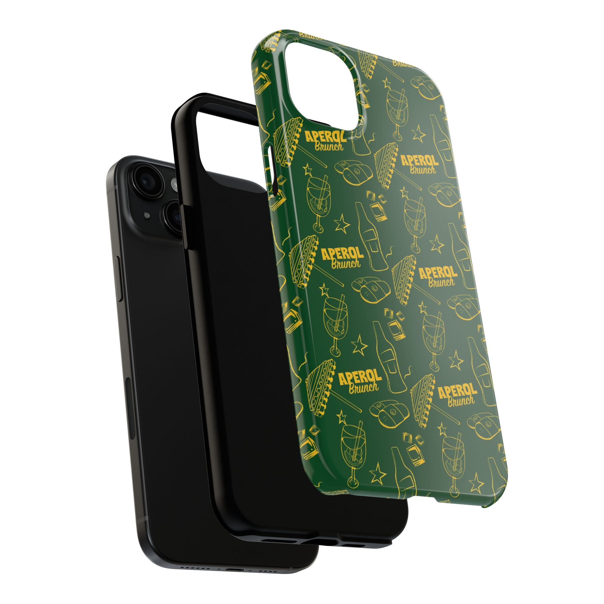 Aperol Brunch Tough Phone Case — Green Aperol Inspired Cover