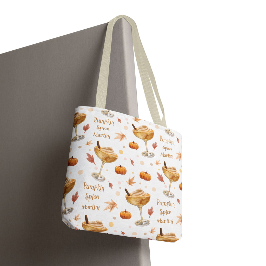 Pumpkin Spice Martini Tote Bag — White Pumpkin Collection Inspired Design