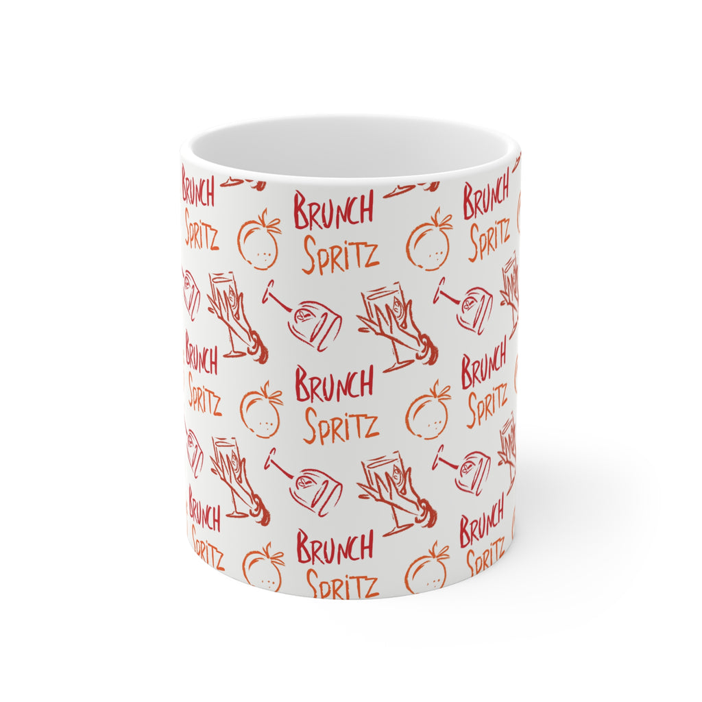 Brunch Spritz 11oz Coffee Mug — White Brunch Collection Inspired Design