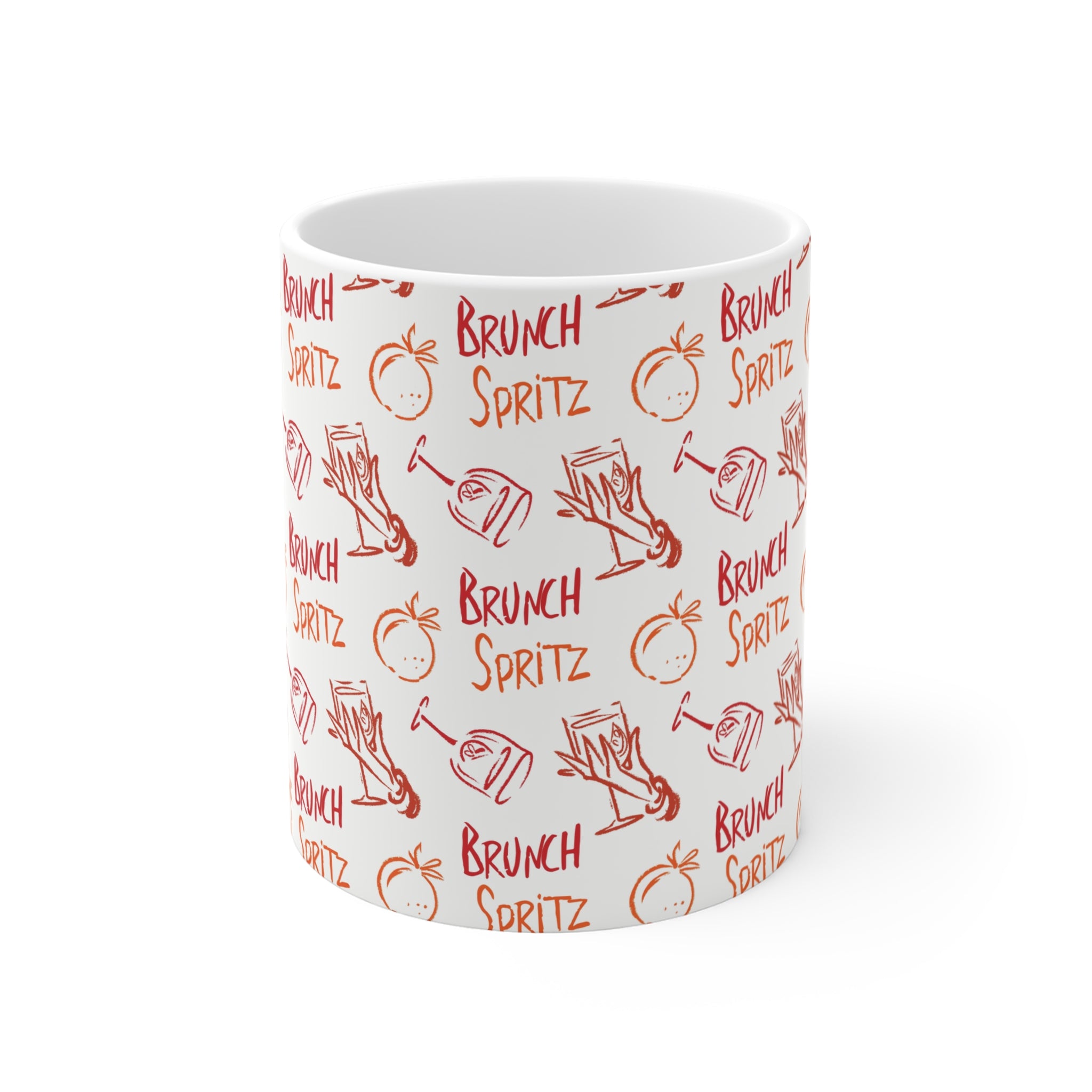 Brunch Spritz 11oz Coffee Mug — White Brunch Collection Inspired Design