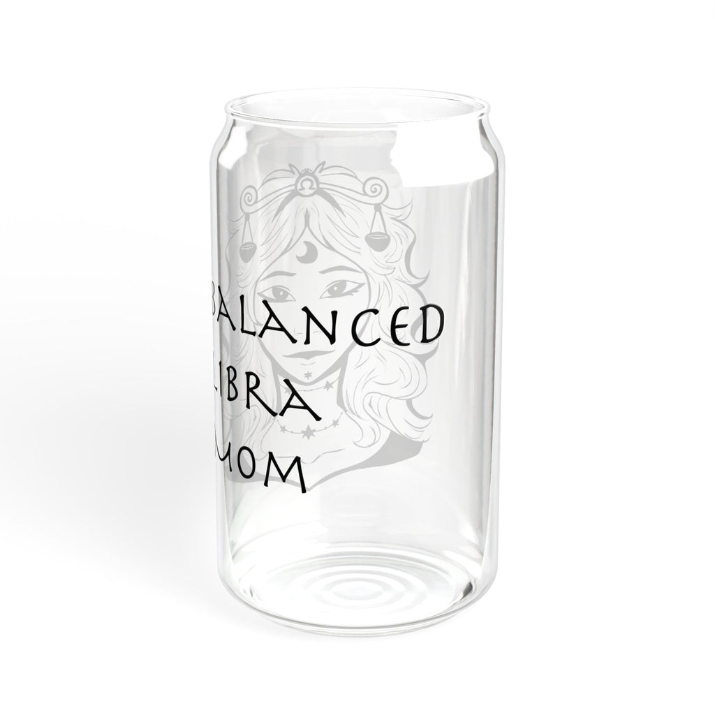 Libra Mom Glass Cup – 16oz Zodiac Gift for Mom | Astrology Drinkware
