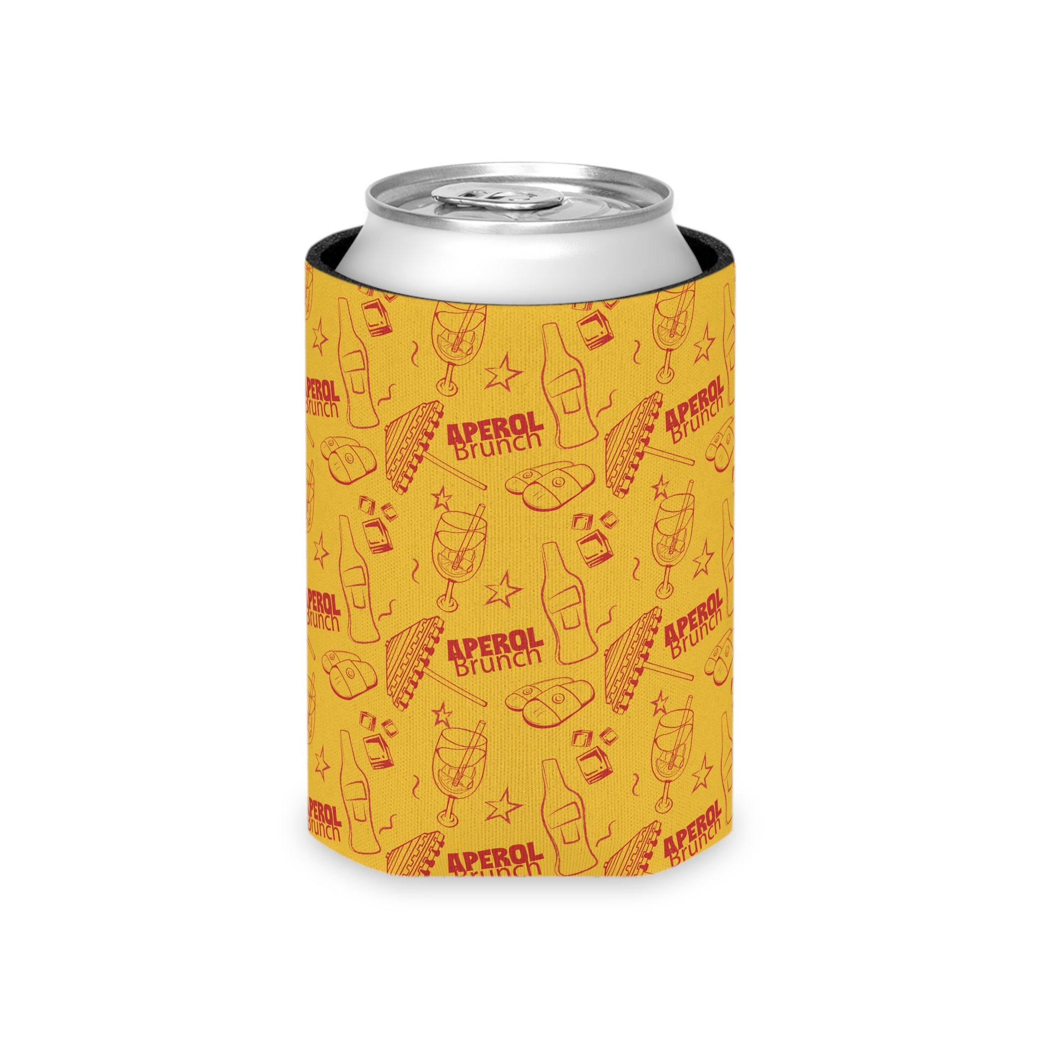 Aperol Brunch Can Cooler – Yellow Aperol Inspired Design