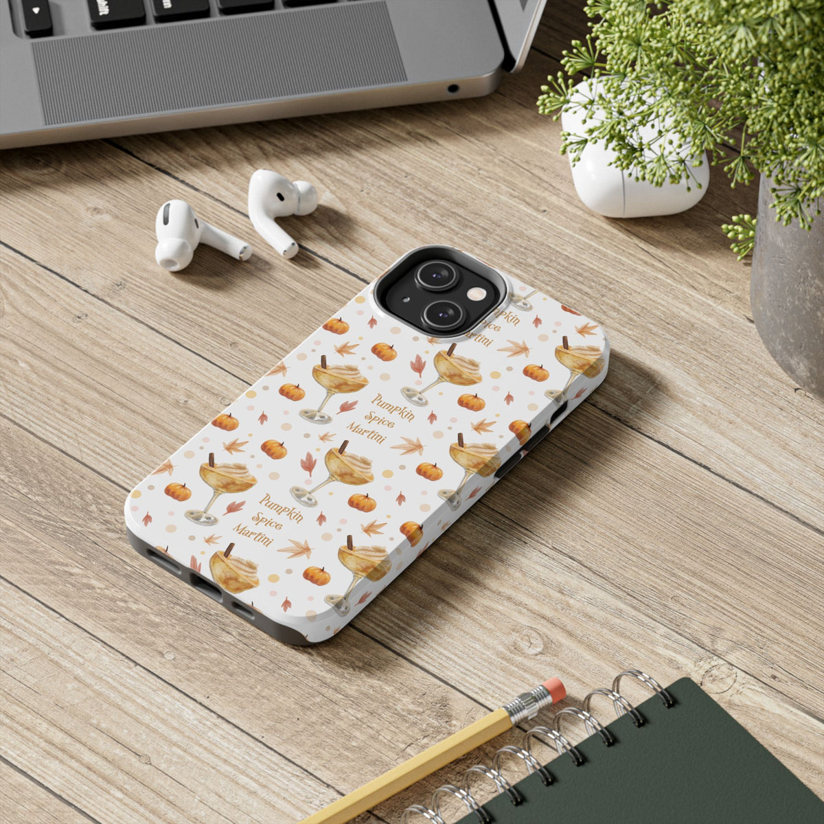 Pumpkin Spice Martini Tough Phone Case — White Pumpkin Collection Inspired Design