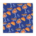 Aperol Spritz Tablecloth — Bright Blue Cocktail Party Table Cover