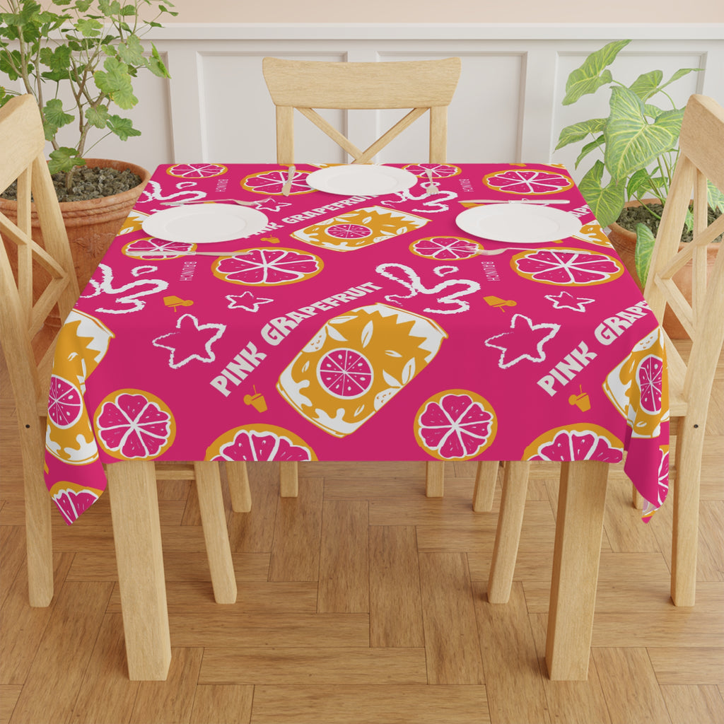 Pink Grapefruit Fruit Brunch Tablecloth — Pink Grapefruit Collection Inspired Design