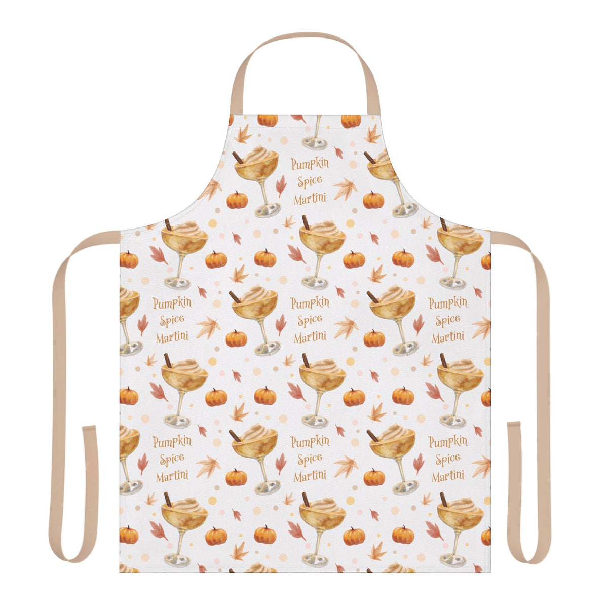 Pumpkin Spice Martini Apron — White Pumpkin Collection Inspired Design
