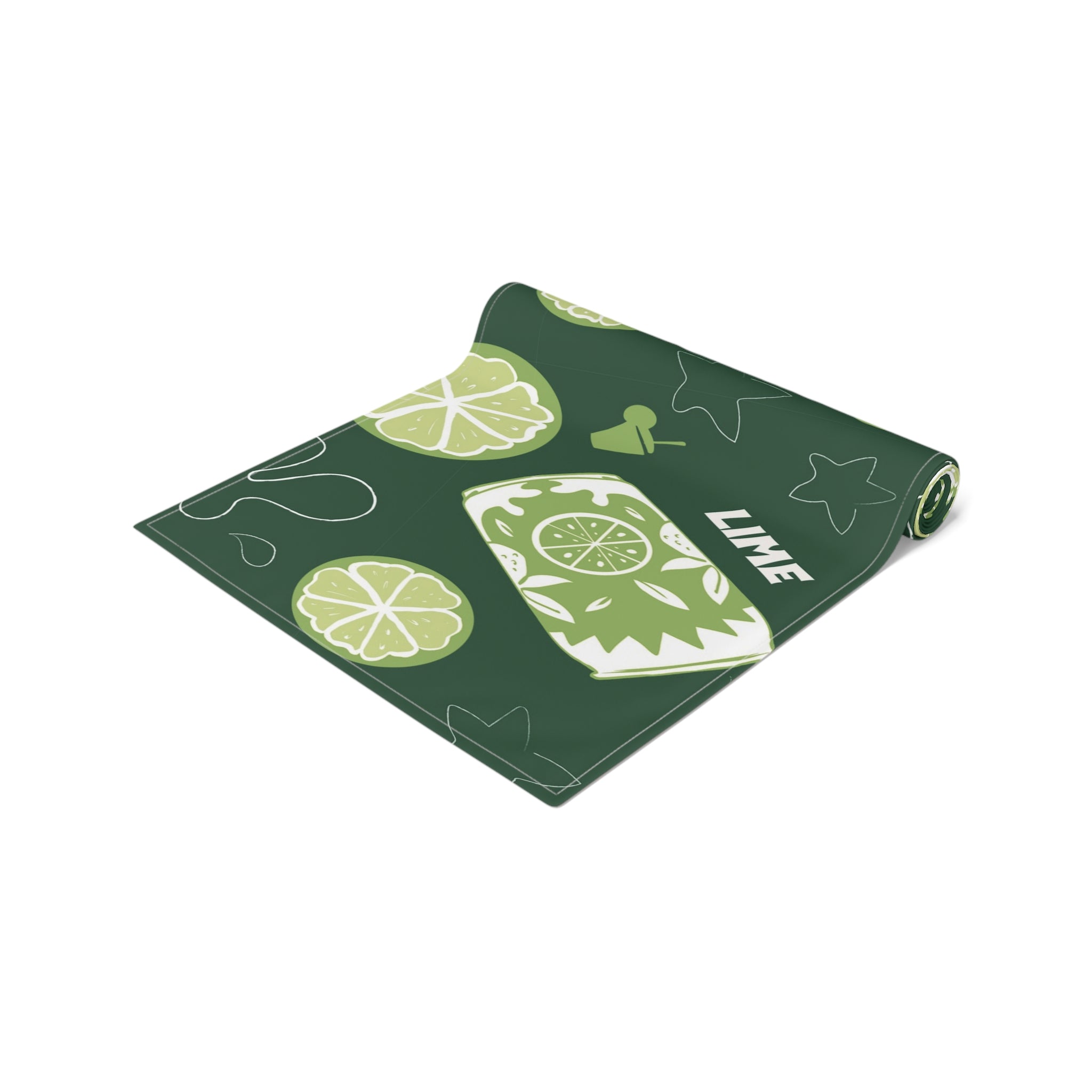 Lime Brunch Table Runner – Citrus Summer Table Decor