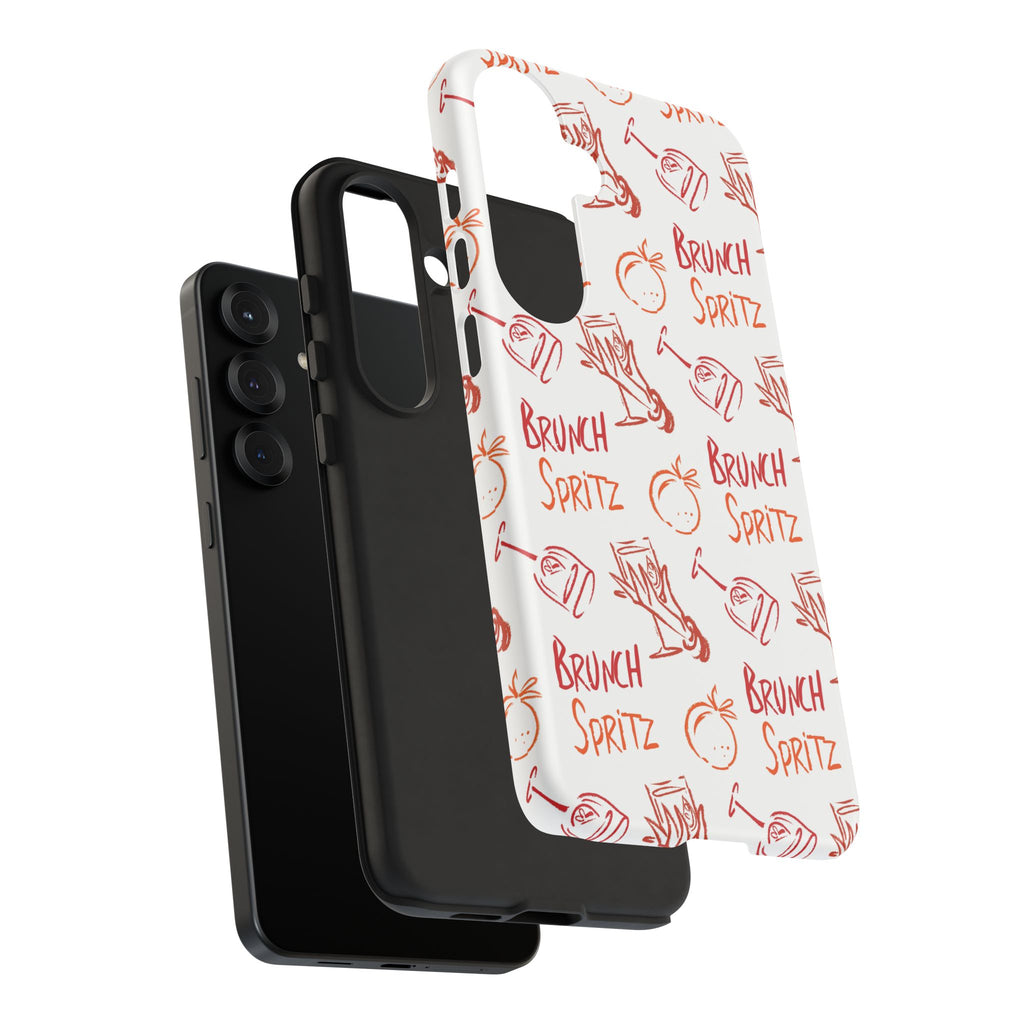 Brunch Spritz Phone Case — Red & Orange Aperol Inspired Design