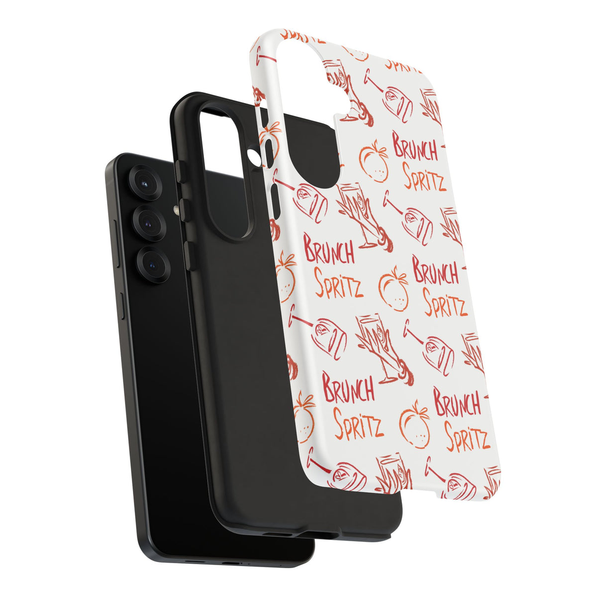 Brunch Spritz Phone Case — Red & Orange Aperol Inspired Design
