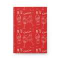 Cin Cin Cocktail Hardcover Journal - Red Aperol Inspired Design