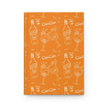 Cin Cin Cocktail Hardcover Journal — Orange Aperol Inspired Design