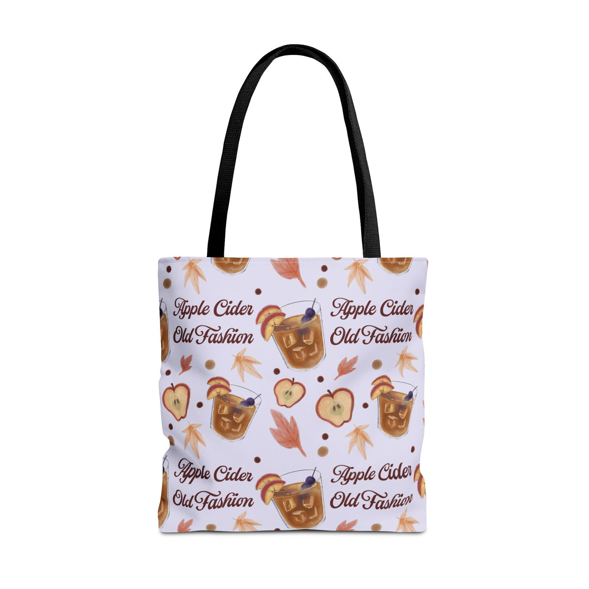 Apple Cider Old Fashioned Tote Bag — Light Violet Apple Cider Collection Inspired Design