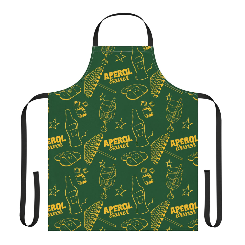 Aperol Brunch Apron — Green Brunch Collection Inspired Design