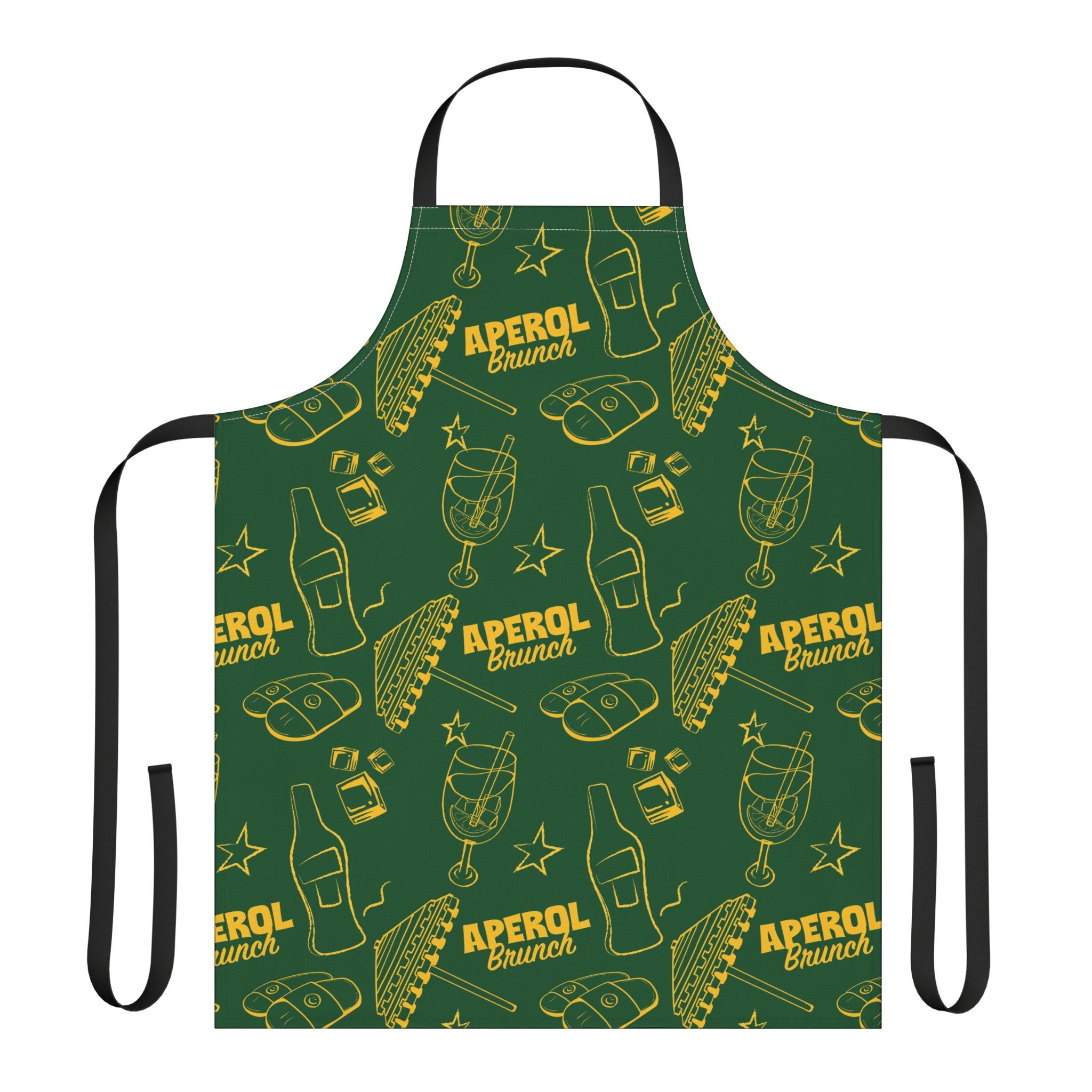 Aperol Brunch Apron — Green Brunch Collection Inspired Design