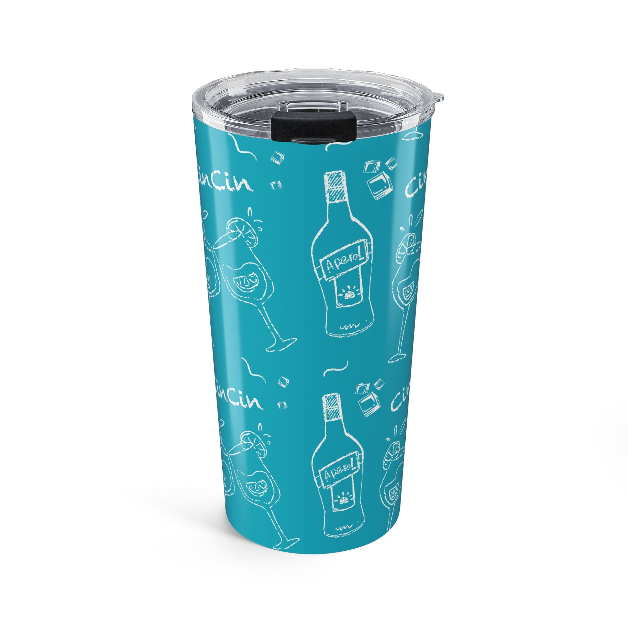 Cin Cin 20oz Tumbler - Turquoise Aperol Inspired Design
