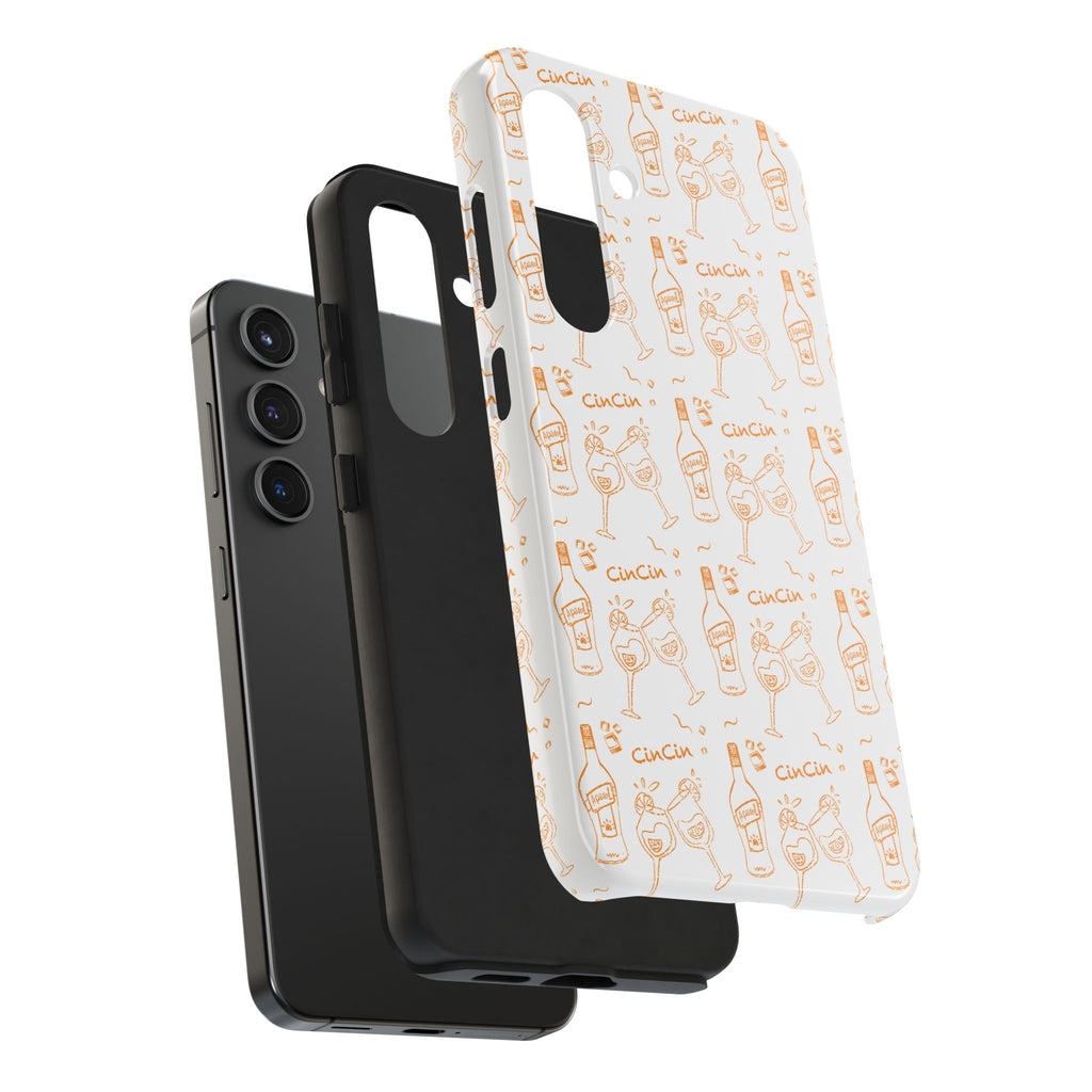 Cin Cin Spritz Tough Phone Case — Citrus Cocktail Pattern
