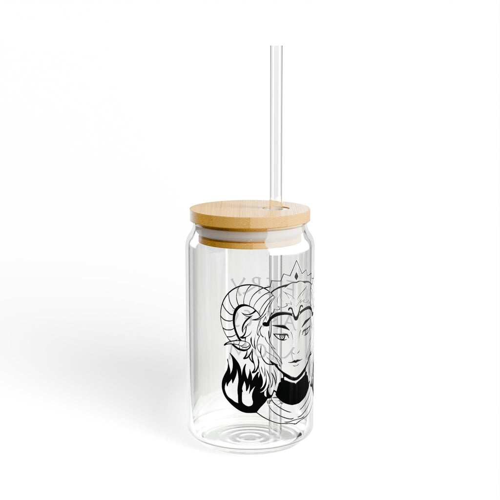 Aries Mom Glass Cup – 16oz Zodiac Gift for Mom | Astrology Drinkware