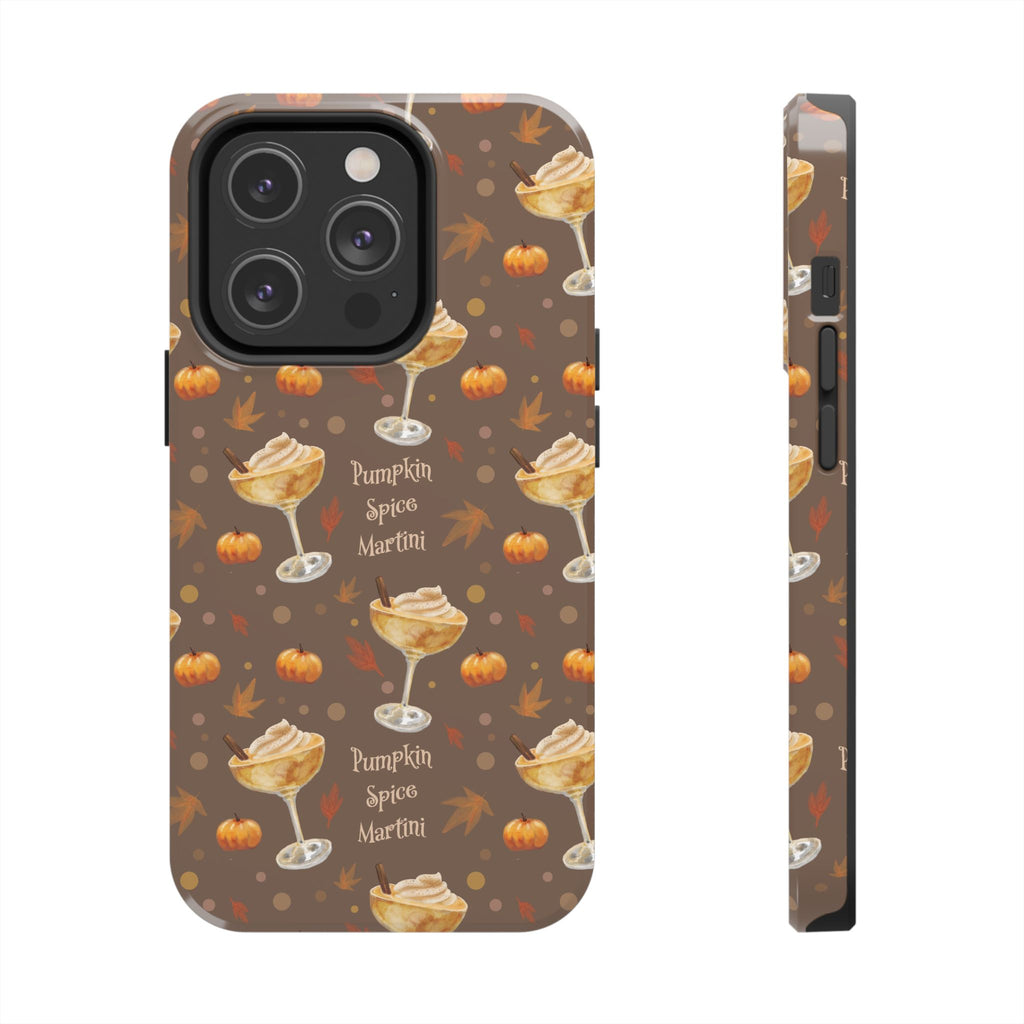 Pumpkin Spice Martini Tough Phone Case — Brown Pumpkin Collection Inspired Design