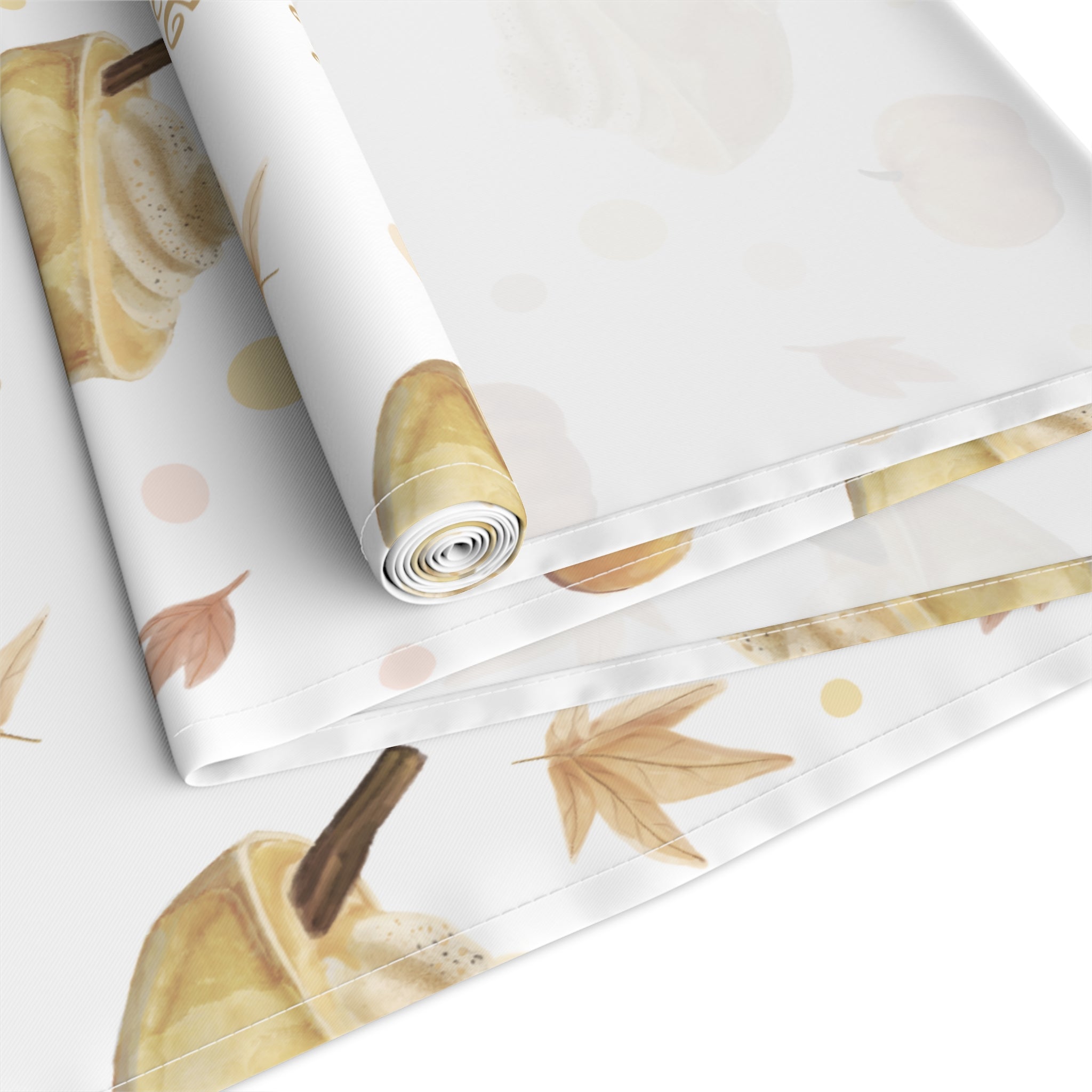 Pumpkin Spice Martini Table Runner — White Pumpkin Collection Inspired Design