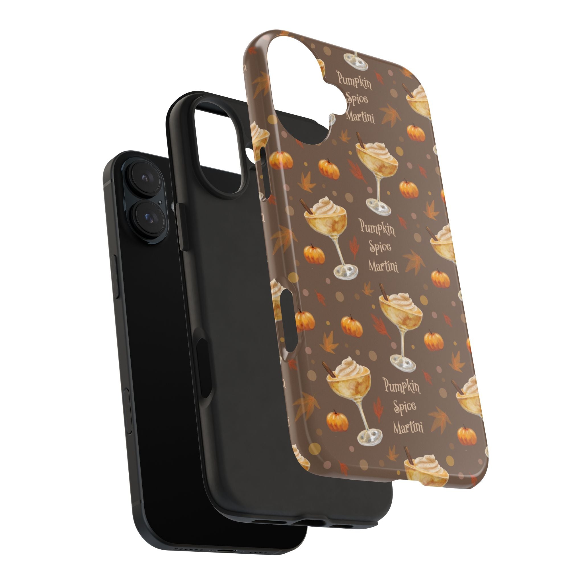 Pumpkin Spice Martini Tough Phone Case — Brown Pumpkin Collection Inspired Design