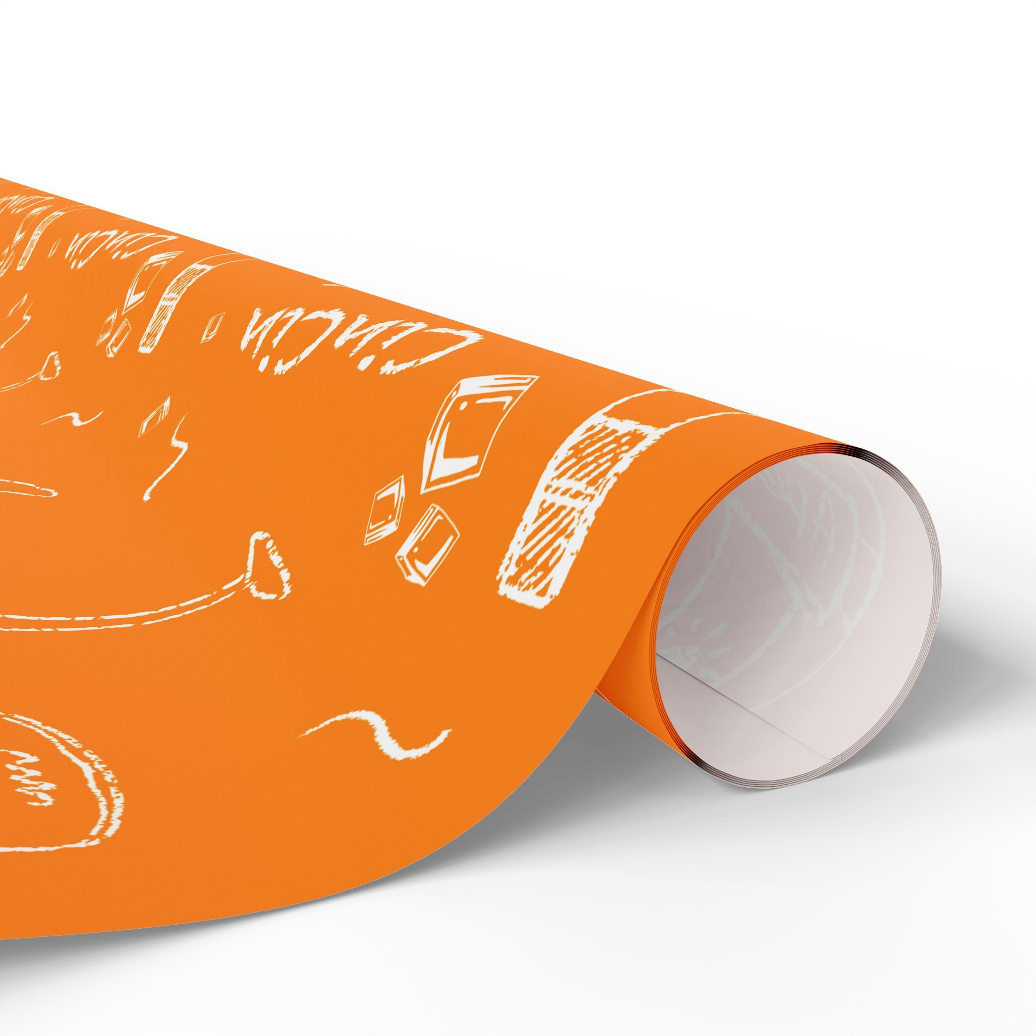 Cin Cin Peel Wrapping Paper Roll — Orange Cin Cin Collection Inspired Design