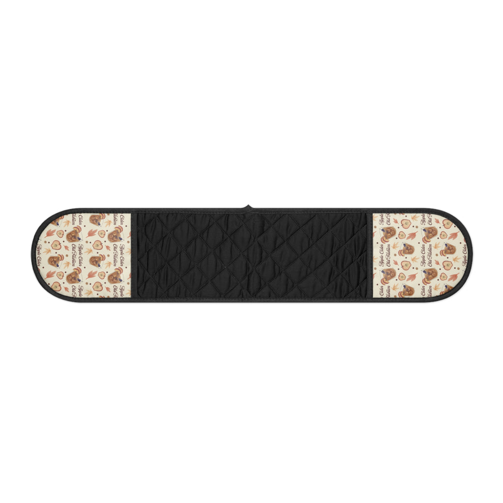 Apple Cider Old Fashioned Double Oven Mitt — Beige Apple Cider Collection Inspired Design