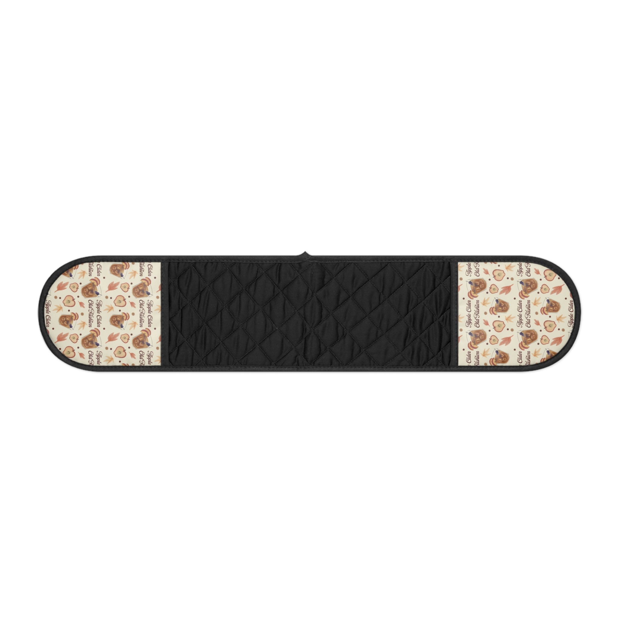 Apple Cider Old Fashioned Double Oven Mitt — Beige Apple Cider Collection Inspired Design