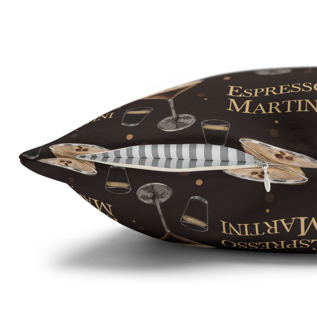 Espresso Martini Pillowcase — Dark Brown Espresso Collection Inspired Design