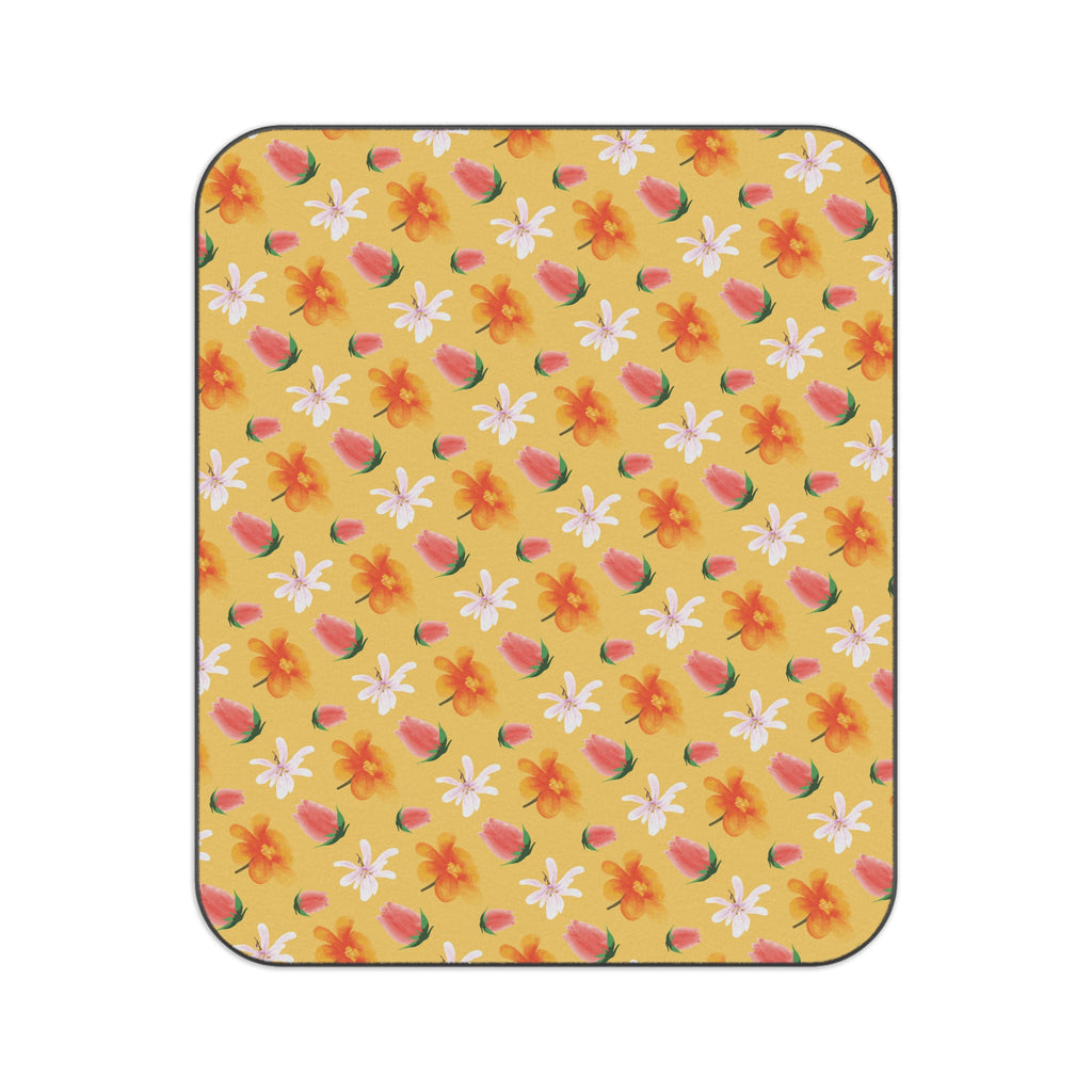 Tropical Floral Picnic Blanket — Outdoor Throw