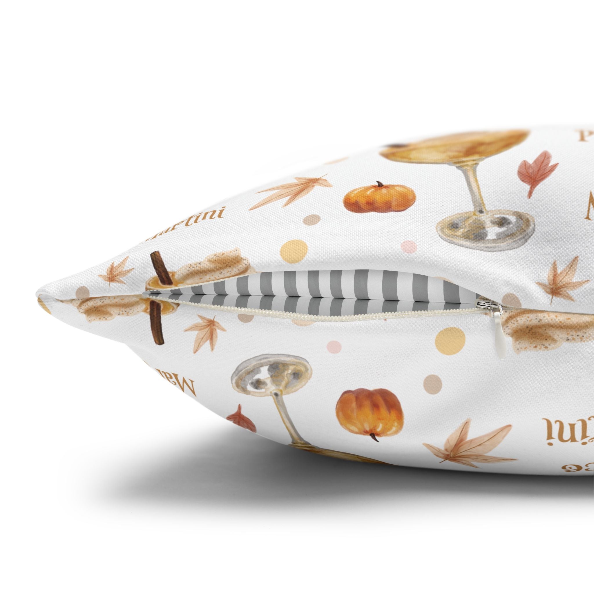 Pumpkin Spice Martini Pillowcase — White Pumpkin Collection Inspired Design