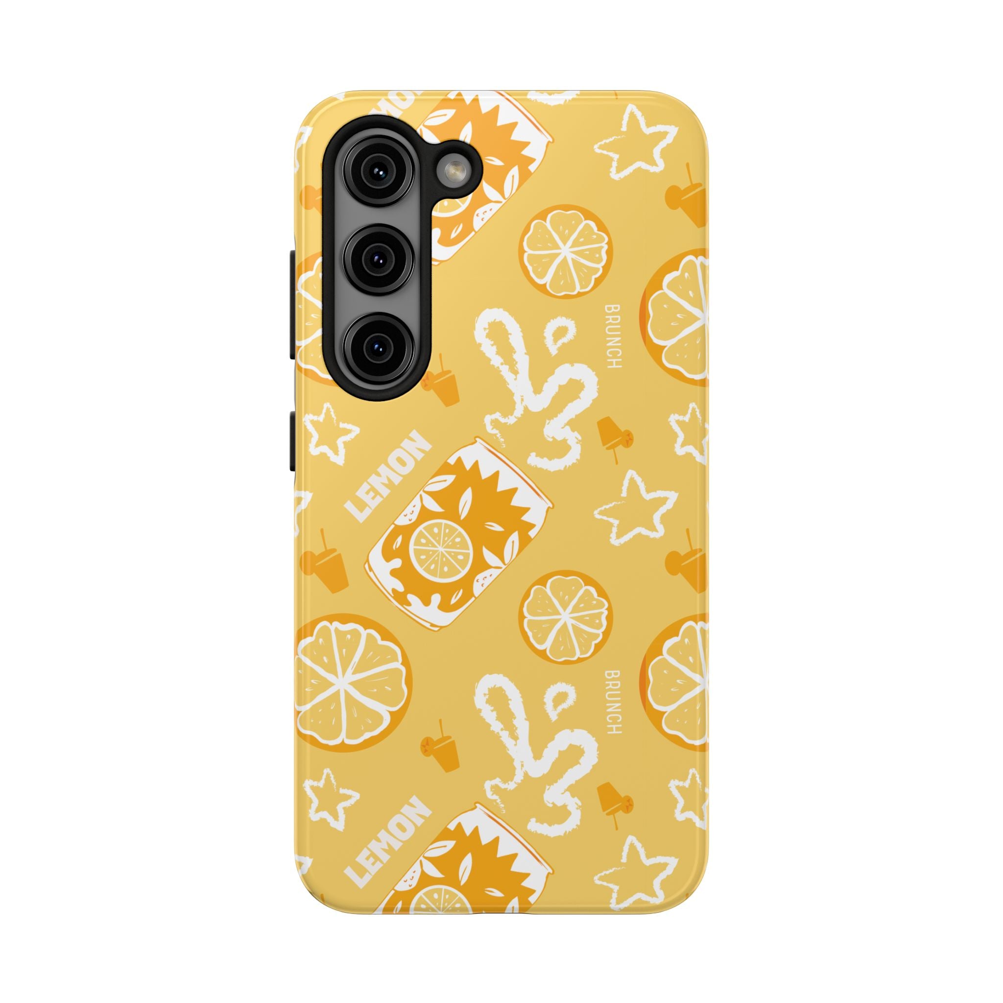 Lemon Brunch Tough Phone Case — Citrus Summer Pattern