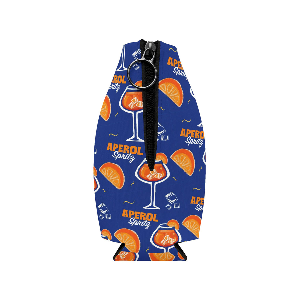 Aperol Spritz Zip-Up Bottle Cooler Sleeve — Blue Spritz Collection Inspired Design
