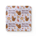 Apple Cider Old Fashioned Cork Coaster Set of 4 — Light Violet Apple Cider Collection Inspired Design