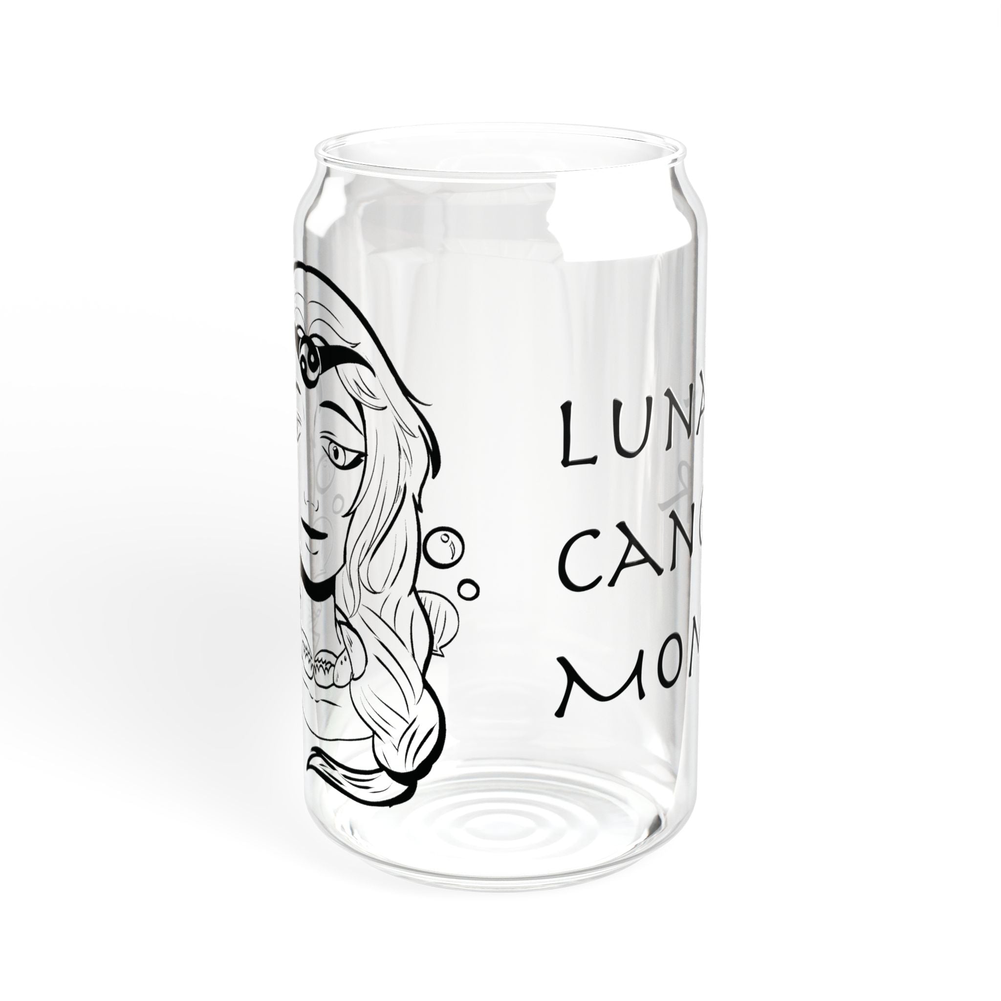 Cancer Mom Glass Cup – 16oz Zodiac Gift for Mom | Astrology Drinkware
