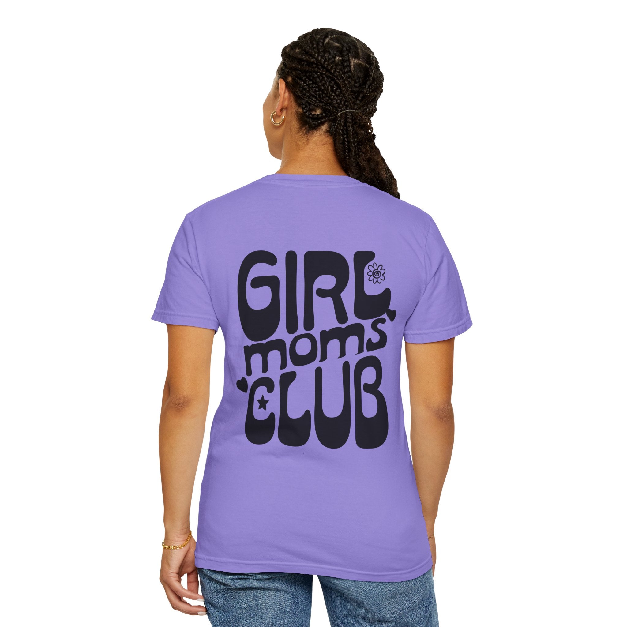 Girl Moms Club T-Shirt – Retro Mom Graphic Tee for Mothers of Daughters | Girl Mom Shirt