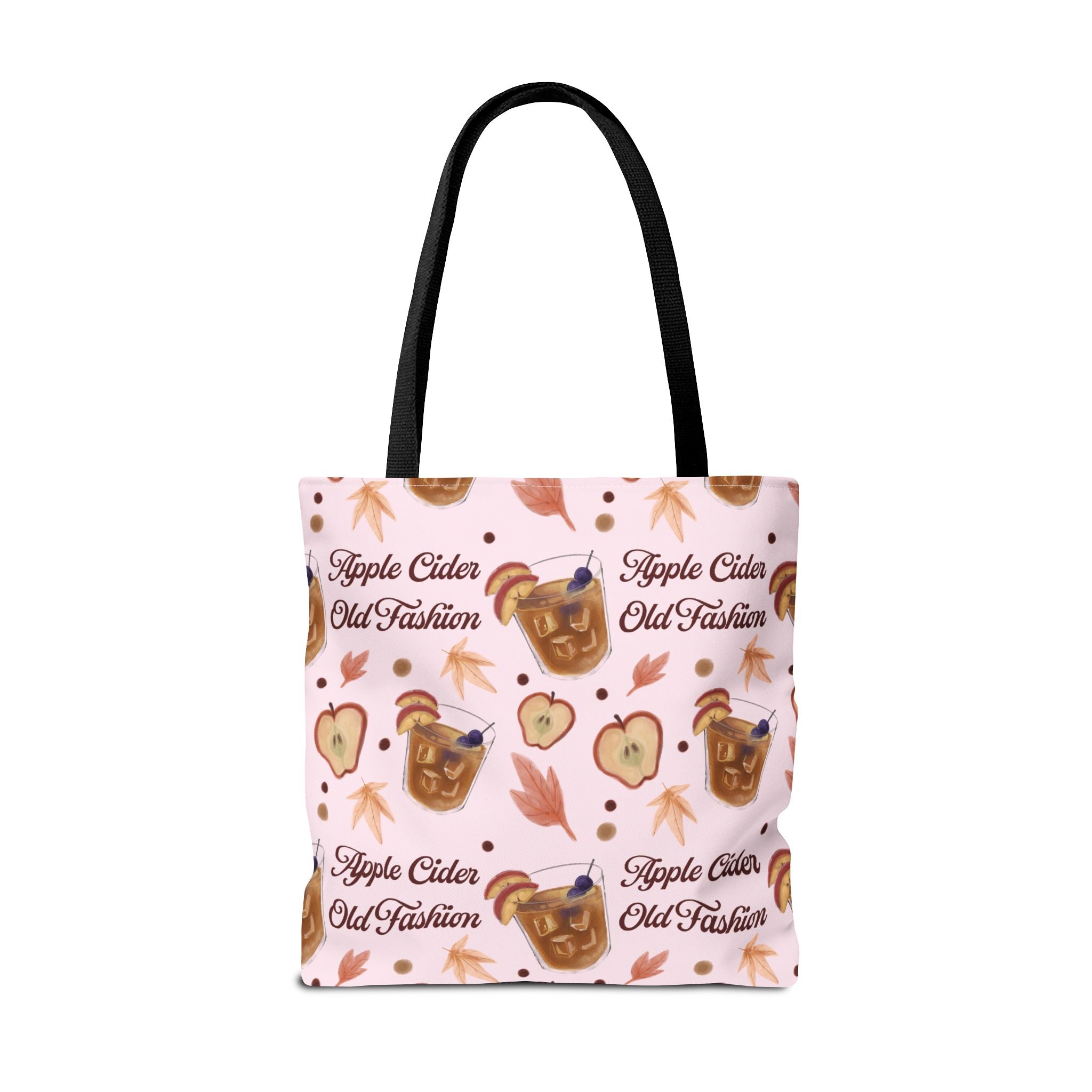 Apple Cider Old Fashioned Tote Bag — Light Pink Apple Cider Collection Inspired Design