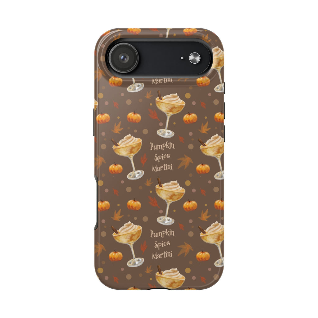 Pumpkin Spice Martini Tough Phone Case — Brown Pumpkin Collection Inspired Design