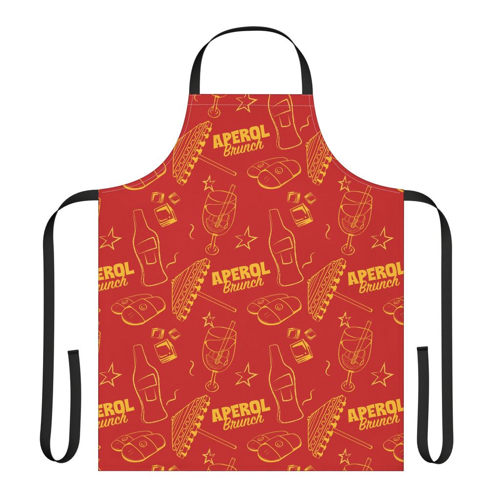 Aperol Brunch Apron — Red Brunch Collection Inspired Design